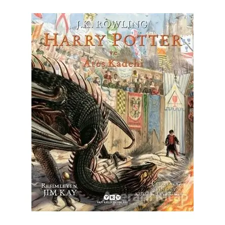 Harry Potter ve Ateş Kadehi 4 (Resimli Özel Baskı) - J. K. Rowling - Yapı Kredi Yayınları