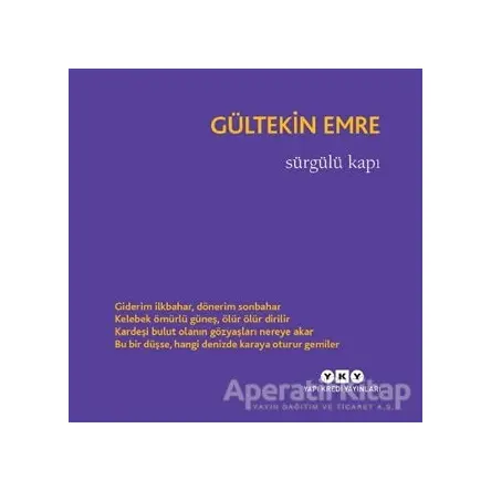 Sürgülü Kapı - Gültekin Emre - Yapı Kredi Yayınları