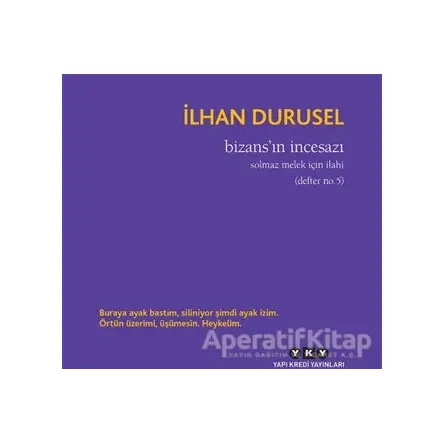 Bizansın İncesazı - İlhan Durusel - Yapı Kredi Yayınları