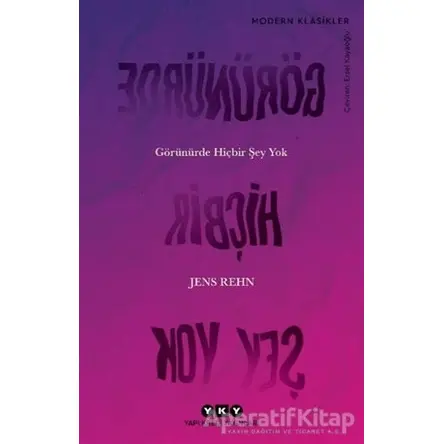 Görünürde Hiçbir Şey Yok - Jens Rehn - Yapı Kredi Yayınları