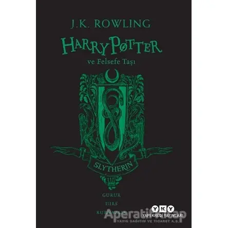 Harry Potter ve Felsefe Taşı 20. Yıl Slytherin Özel Baskısı - J. K. Rowling - Yapı Kredi Yayınları