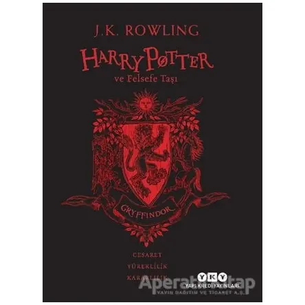 Harry Potter ve Felsefe Taşı 20. Yıl Gryffindor Özel Baskısı - J. K. Rowling - Yapı Kredi Yayınları
