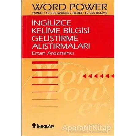 İngilizce Kelime Bilgisi Geliştirme Alıştırmaları - Ertan Ardanancı - İnkılap Kitabevi