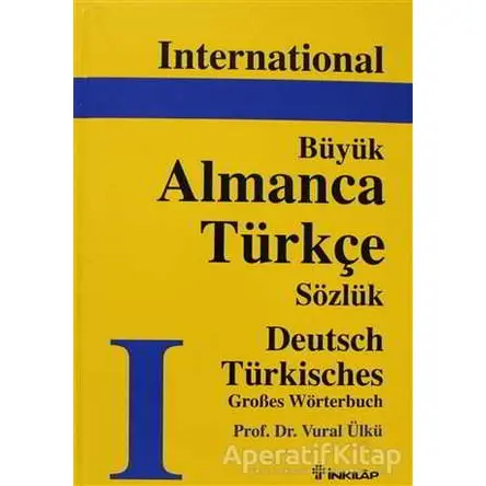 International Büyük Almanca - Türkçe Sözlük Deutsch Türkisch Grobes Wörterbuch