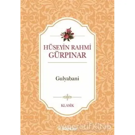 Gulyabani - Hüseyin Rahmi Gürpınar - İnkılap Kitabevi