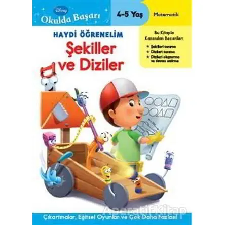 Haydi Öğrenelim - Şekiller ve Diziler 4-5 Yaş - Kolektif - Doğan Egmont Yayıncılık