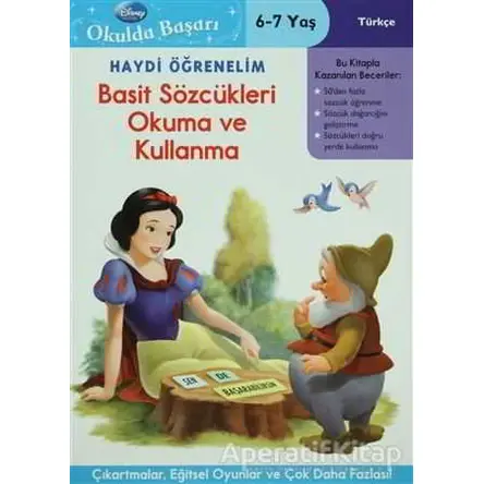 Haydi Öğrenelim - Basit Sözcükleri Okuma ve Kullanma 6-7 Yaş - Kolektif - Doğan Egmont Yayıncılık