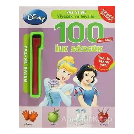 Yaz ve Sil Yiyecek ve Giysiler 100den Fazla İlk Sözcük - Kolektif - Doğan Egmont Yayıncılık