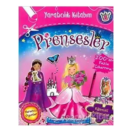 Yaratıcılık Kitabım - Prensesler - Kolektif - Doğan Egmont Yayıncılık