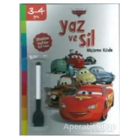 Yaz ve Sil Alıştırma Kitabı - Arabalar - Kolektif - Doğan Egmont Yayıncılık