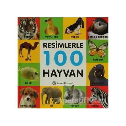 Resimlerle 100 Hayvan - Kolektif - Remzi Kitabevi