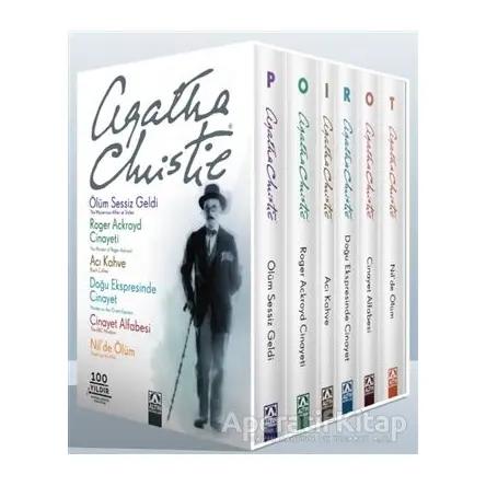 Poirot Seçkisi Set (6 Kitap Takım) - Agatha Christie - Altın Kitaplar