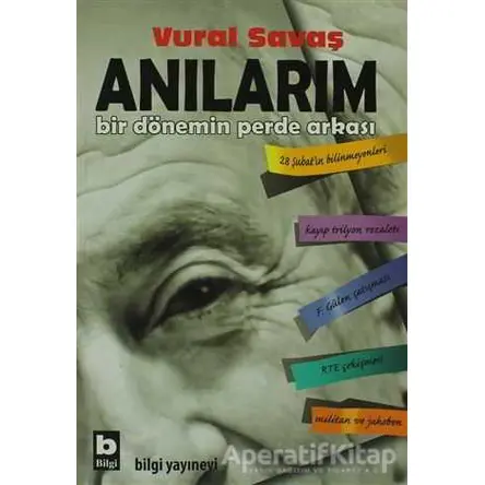 Anılarım - Vural Savaş - Bilgi Yayınevi