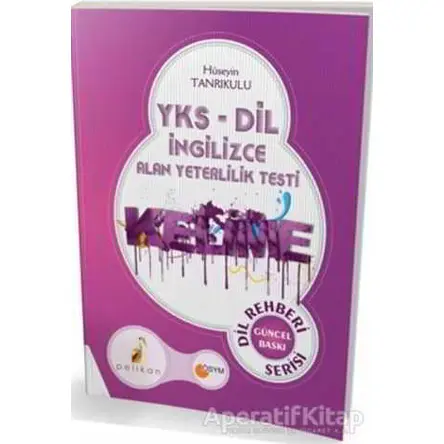 2018 YKS DİL İngilizce Alan Yeterlilik Testi Kelime Kitabı Dil Rehberi Serisi