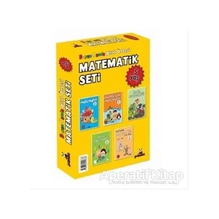 Okul Öncesi 5 Yaş Matematik Seti (5 Kitap) - Afife Çoruk - Beyaz Panda Yayınları