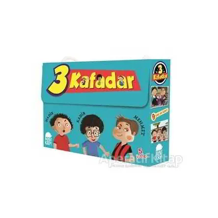 Üç Kafadar (5 Kitap Set) - Yaşar Bayraktar - Mavi Kirpi Yayınları