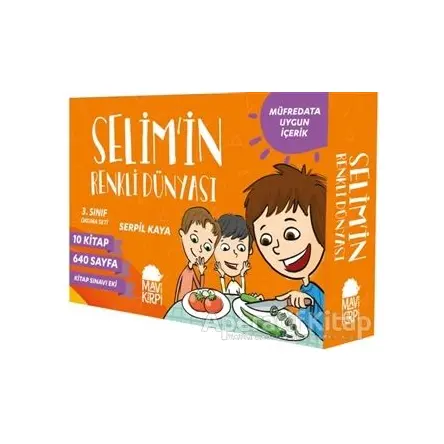 Selimin Renkli Dünyası 3. Sınıf Okuma Seti (10 Kitap) - Serpil Kaya - Mavi Kirpi Yayınları