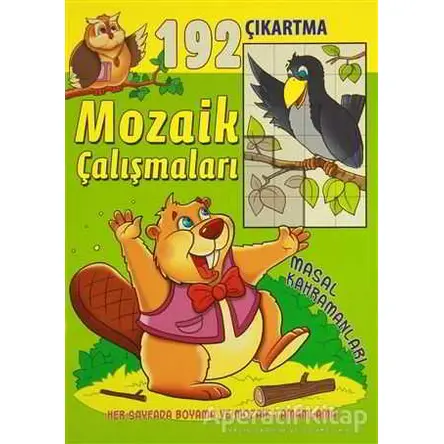 Mozaik Çalışmaları 192 Çıkartma - Masal Kahramanları - Kolektif - Revzen Kitap