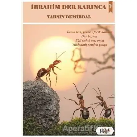 İbrahim Der Karınca - Tahsin Demirdal - Tilki Kitap