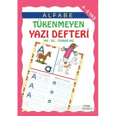 Alfabe - Tükenmeyen Yazı Defteri - Asım Uysal - Uysal Yayınevi