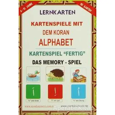 Kur’an Harfleri Tamam Oyunu (Almanca) (Kod: 202) - Kolektif - Uysal Yayınevi