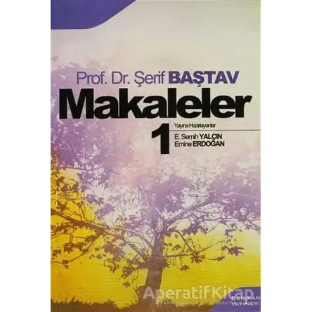 Makaleler 1 - Şerif Baştav - Berikan Yayınevi