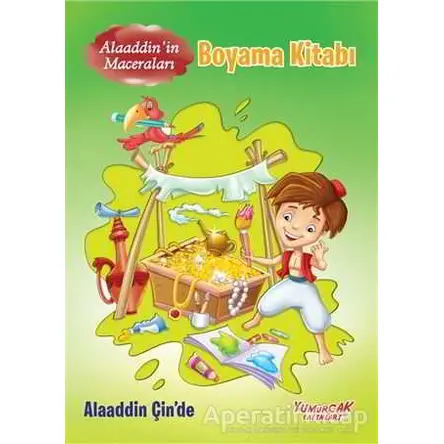 Alaaddinin Maceraları Boyama Kitabı - Alaaddin Çinde - Kolektif - Yumurcak Yayınları