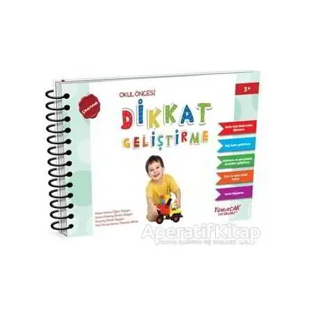 Dikkat Geliştirme - Okul Öncesi (3 Yaş) - Oğuz Saygın - Yumurcak Yayınları