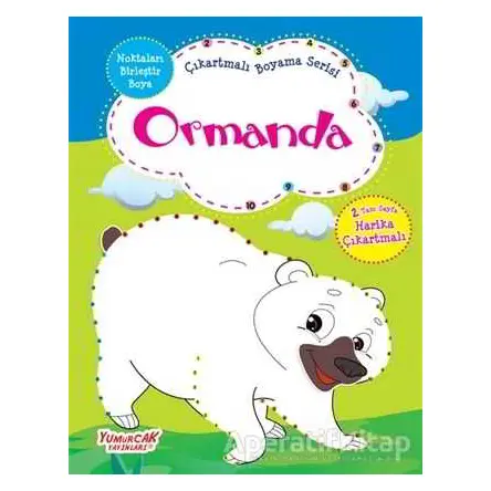 Ormanda - Çıkartmalı Boyama Serisi - Kolektif - Yumurcak Yayınları