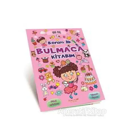 Benim İlk Bulmaca Kitabım - Pembe (Kalem Hediyeli) - Kolektif - Yumurcak Yayınları