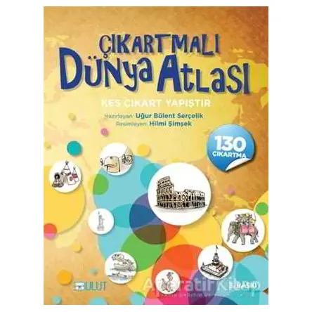 Çıkartmalı Dünya Atlası - Kolektif - Bulut Yayınları
