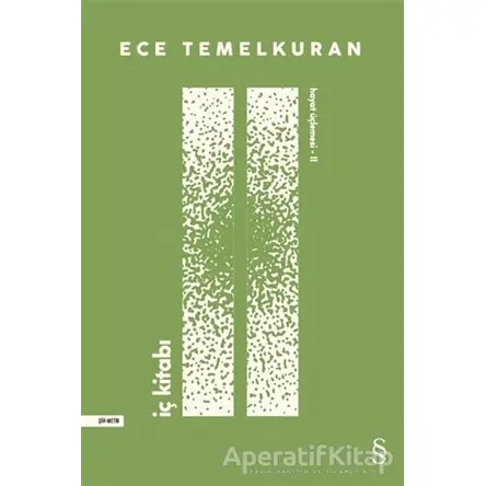 İç Kitabı - Ece Temelkuran - Everest Yayınları