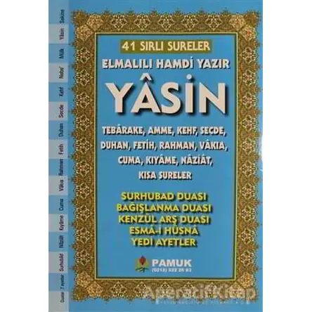 41 Sırlı Sureler Yasin (Kod: 206) - Elmalılı Muhammed Hamdi Yazır - Pamuk Yayıncılık