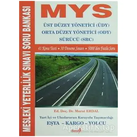 MYS Mesleki Yeterlilik Sınavı Soru Bankası - Kolektif - Beta Yayınevi