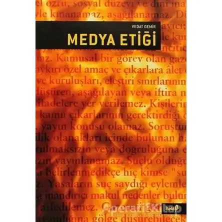Medya Etiği - Vedat Demir - Beta Yayınevi
