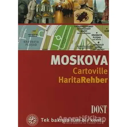 Moskova Cartoville Harita Rehber - Helene Le Tac - Dost Kitabevi Yayınları