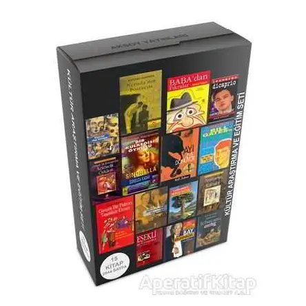 Kültür Araştırma ve Eğitim Seti (17 Kitap) - Kolektif - Aksoy Yayıncılık