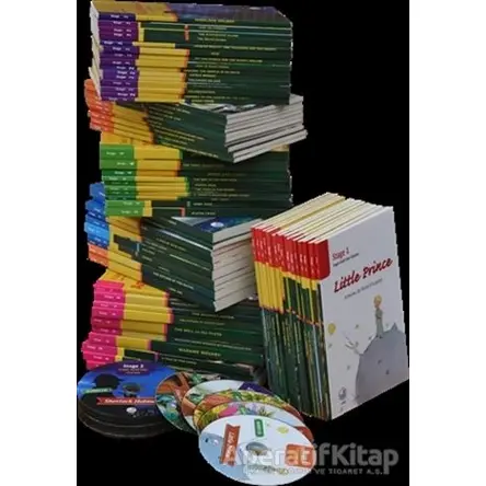 İngilizce Stage Okuma Kitapları Seti CDli (90 Kitap Takım) - Kolektif - Engin Yayınevi