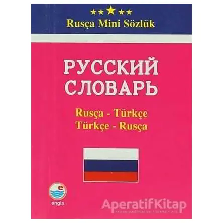 Rusça Mini Sözlük - Kolektif - Engin Yayınevi