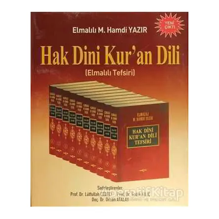 Hak Dini Kur’an Dili Elmalılı Tefsiri 10 Cilt - Elmalılı Muhammed Hamdi Yazır - Akçağ Yayınları