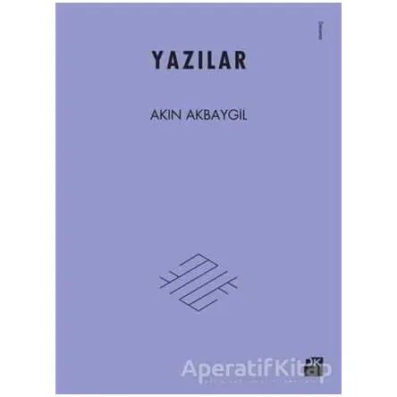 Yazılar - Akın Akbaygil - Doğan Kitap
