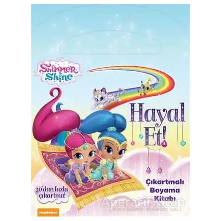 Shimmer & Shine Hayal Et! - Çıkartmalı Boyama Kitabı - Kolektif - Doğan Egmont Yayıncılık