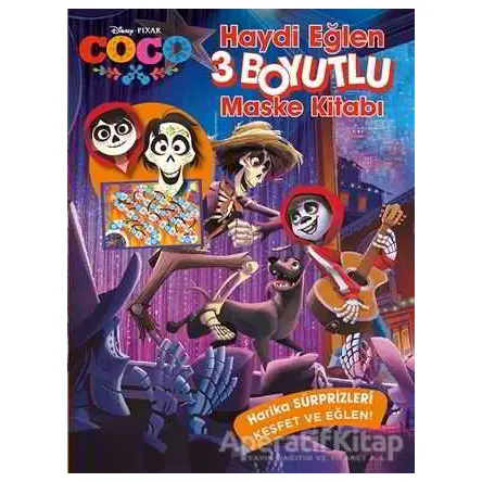 Disney Coco Haydi Eğlen 3 Boyutlu Maske Kitabı - Kolektif - Doğan Egmont Yayıncılık