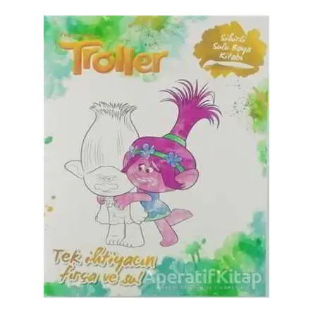 Troller - Sihirli Sulu Boya Kitabı - Kolektif - Doğan Egmont Yayıncılık