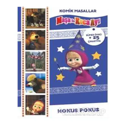 Maşa ile Koca Ayı - Komik Masallar: Hokus Pokus - Kolektif - Doğan Egmont Yayıncılık