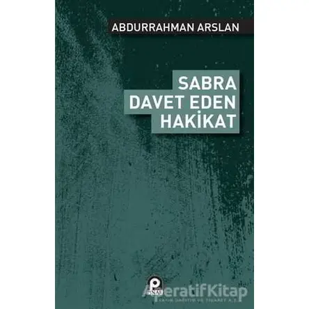 Sabra Davet Eden Hakikat - Abdurrahman Arslan - Pınar Yayınları