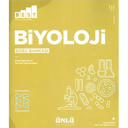 TYT-AYT Biyoloji Soru Bankası Ünlü Yayınları