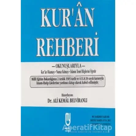 Kur’an Rehberi - Ali Kemal Belviranlı - Marifet Yayınları