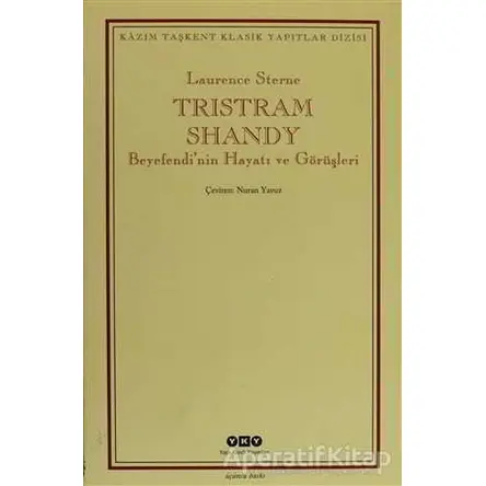 Tristram Shandy - Laurence Sterne - Yapı Kredi Yayınları