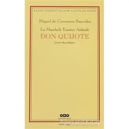 Don Quijote 2 Cilt Takım (Kutulu) - Miguel de Cervantes Saavedra - Yapı Kredi Yayınları